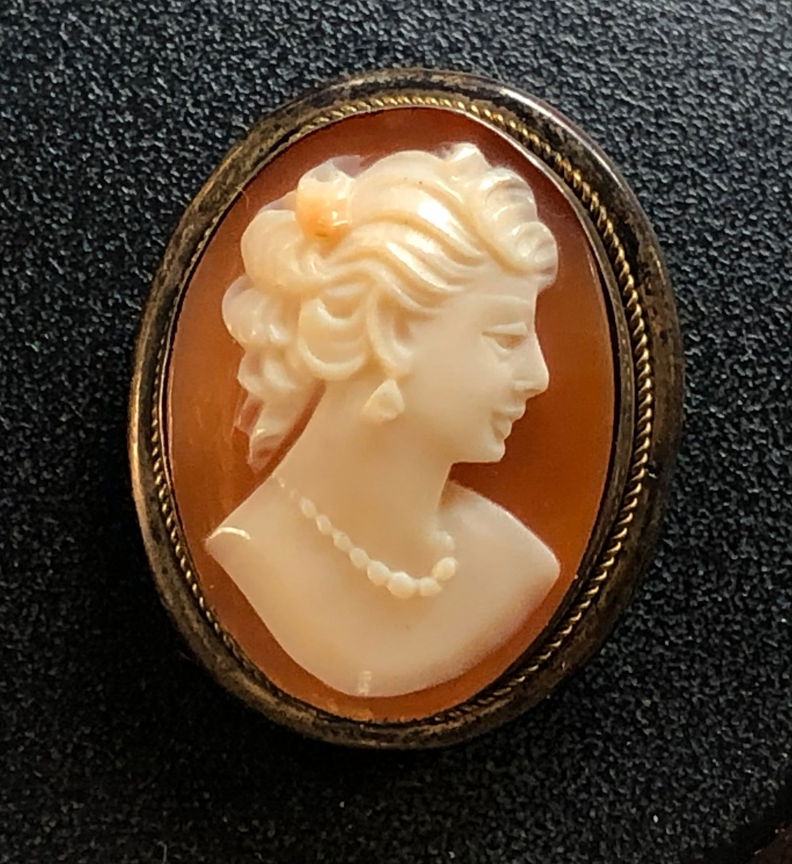 Vintage Silver Cameo Pendant/ Brooch Pin: Vintage Silver Cameo Pendant/ Brooch Pin