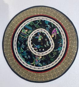 Vintage Embroidery Panel