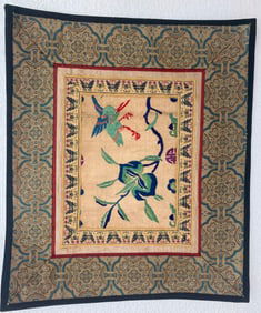 Vintage Embroidery Panel