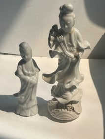 Two Porcelain Statues