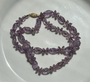 Vintage Amethyst Necklace