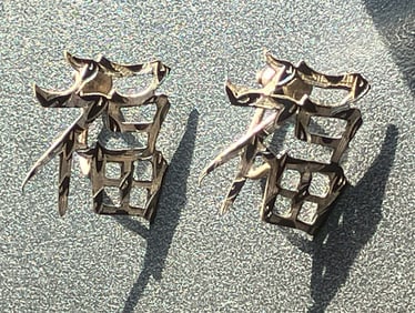 Pair of Silver Earrings