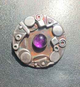 Vintage Silver Brooch Pin