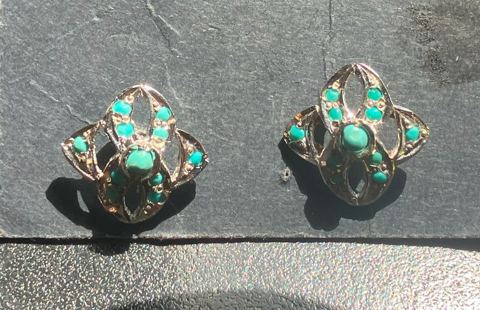 Pair of Silver Earrings: Pair of Silver Earrings