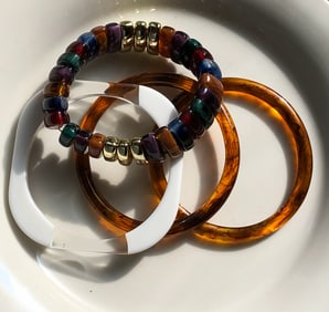 Colorful Beaded Bracelets Set