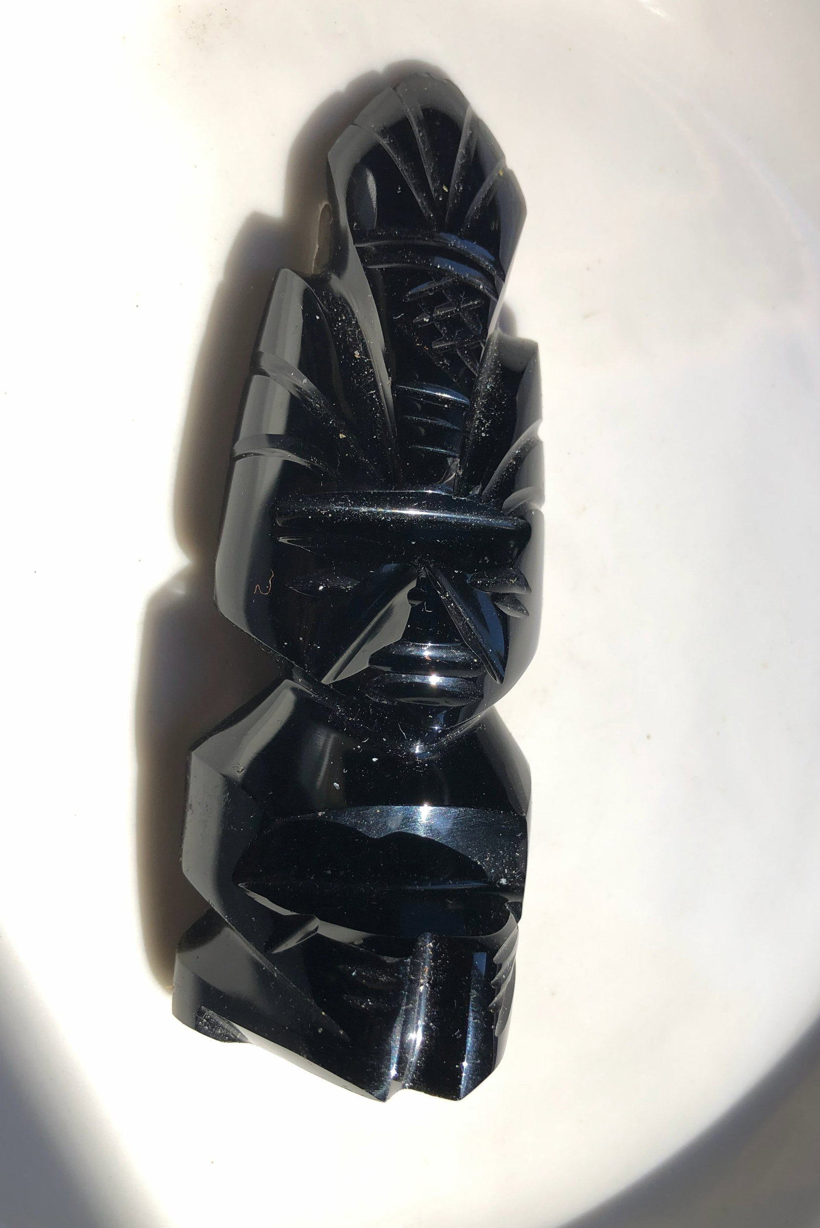 Vintage Carved Figurine: Vintage Carved Figurine, Size: 4"