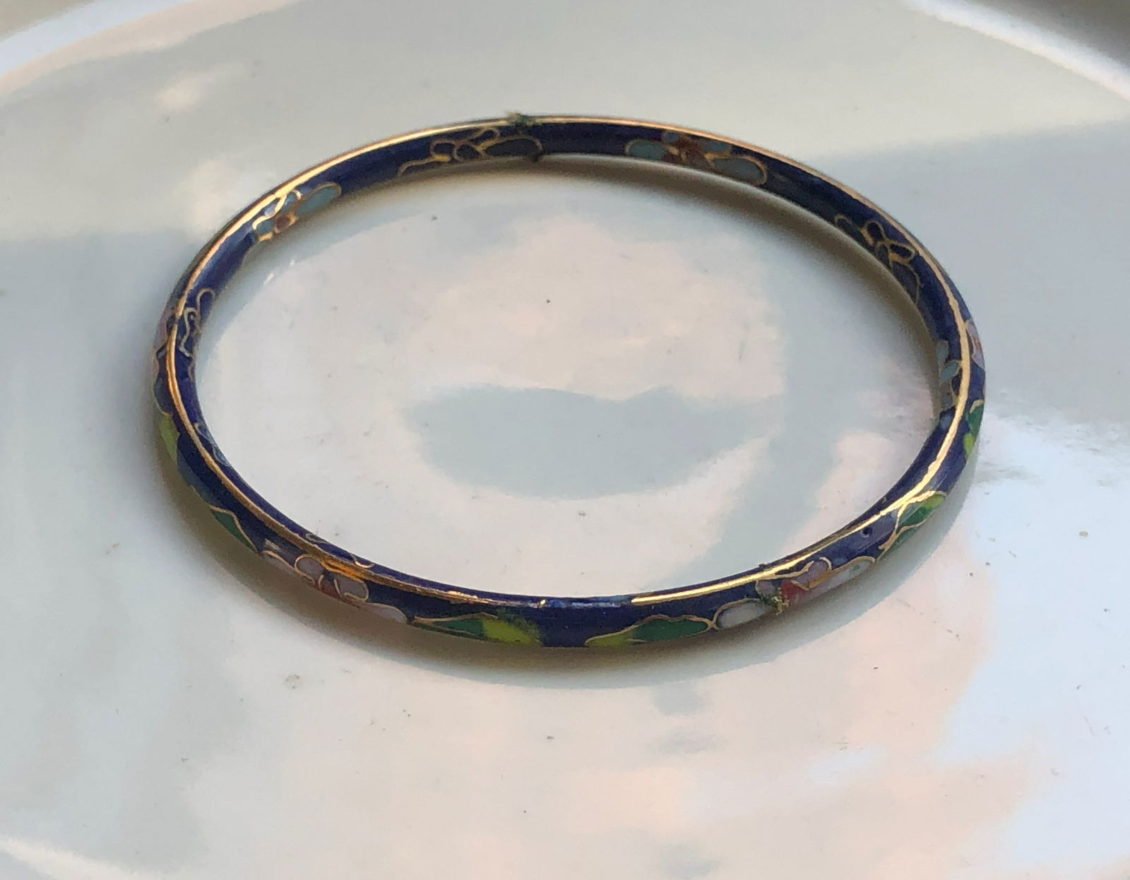 Vintage Cloisonne Bracelet: Vintage Cloisonne Bracelet
