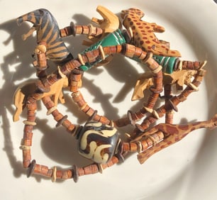 Wood Animal Necklace
