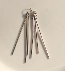 Pair of Silver Earrings