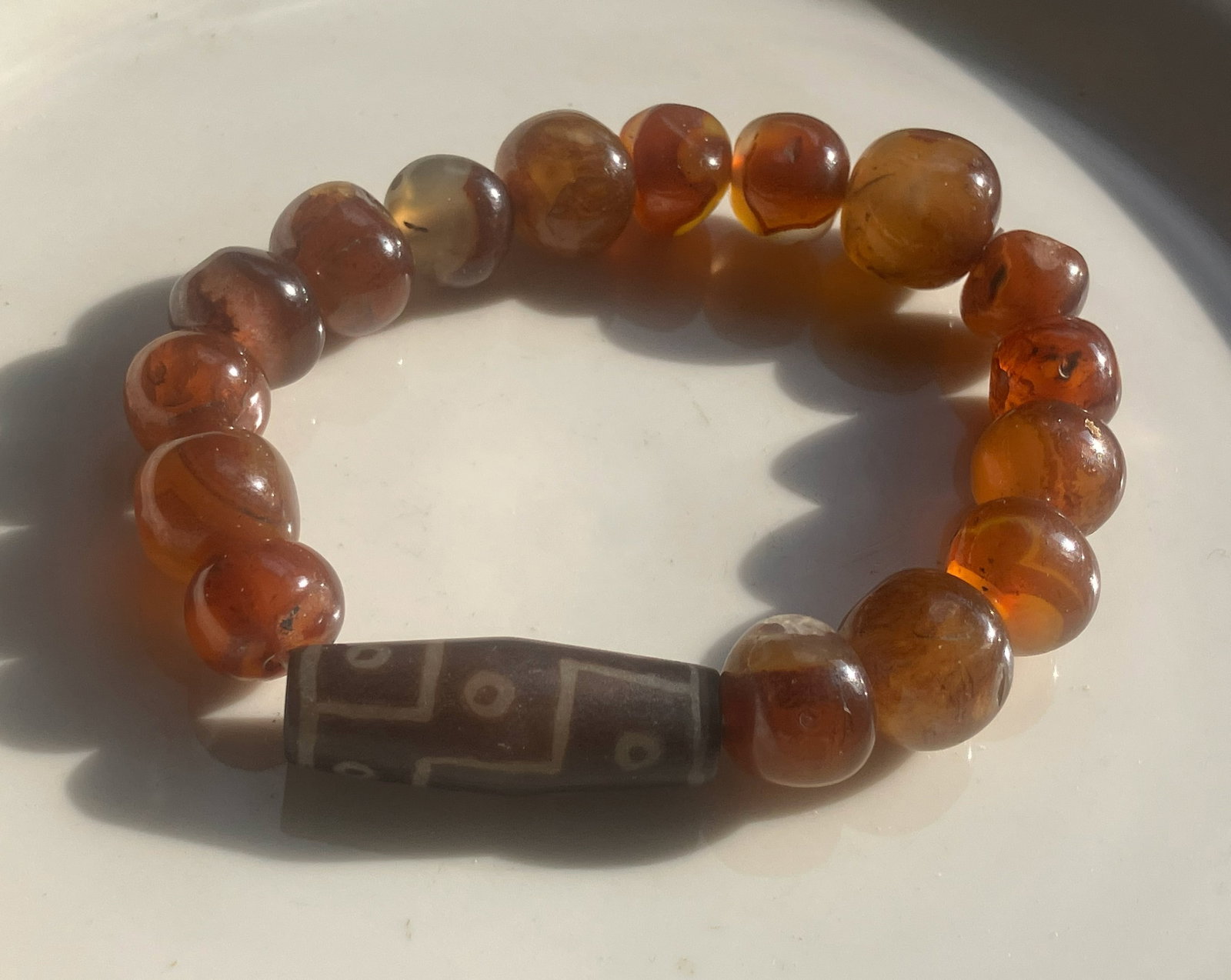 Vintage Carnelian Bracelet: Vintage Carnelian Bracelet
