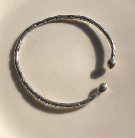 Silver Bangle Bracelet