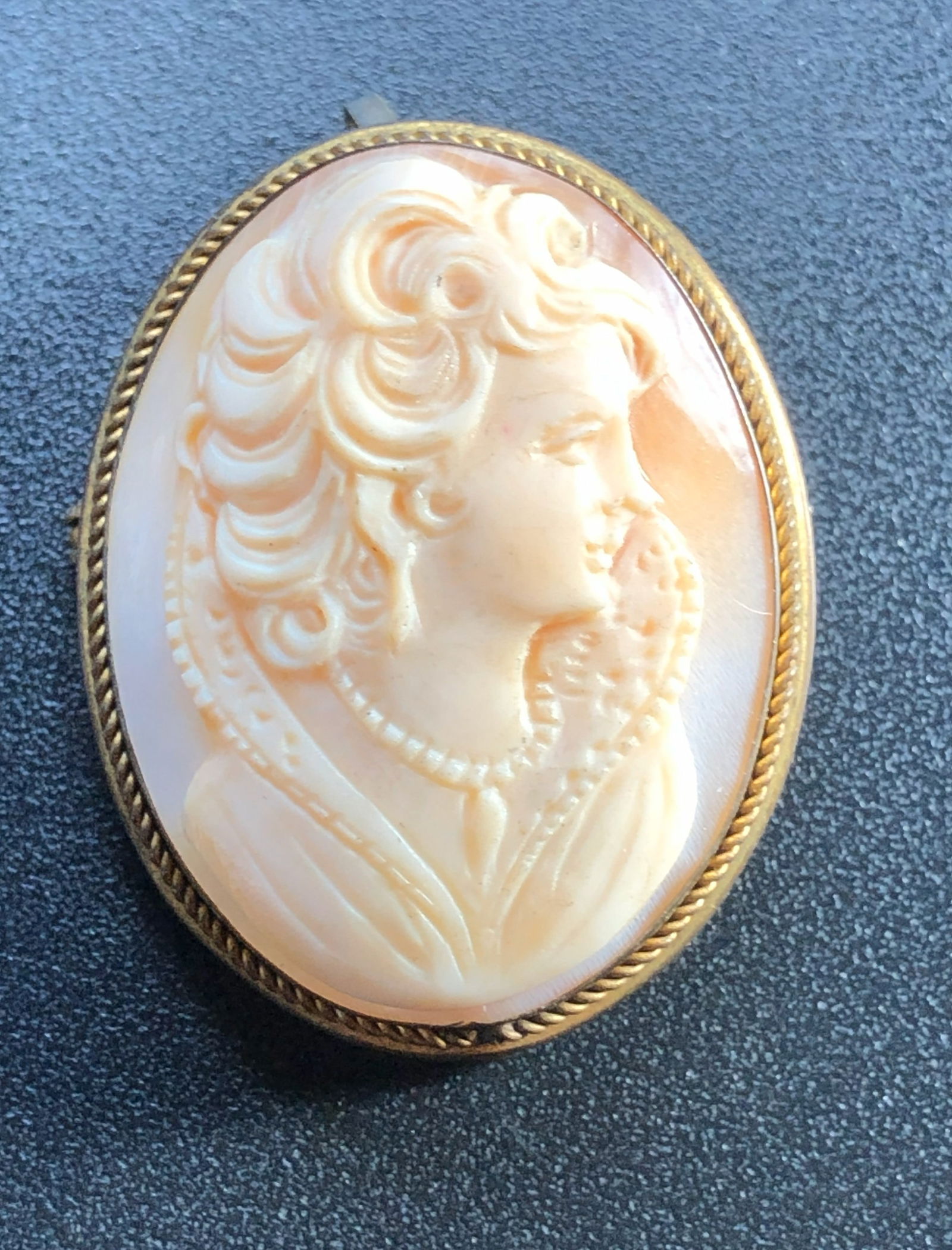 Vintage Silver Cameo Brooch (1 of 5)