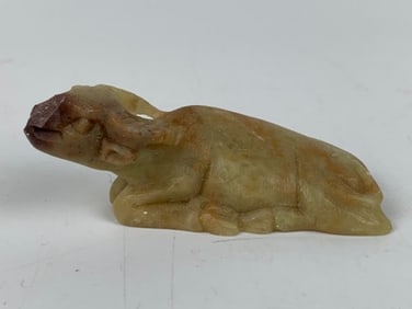 Vintage Soaptone Bufflo Statue