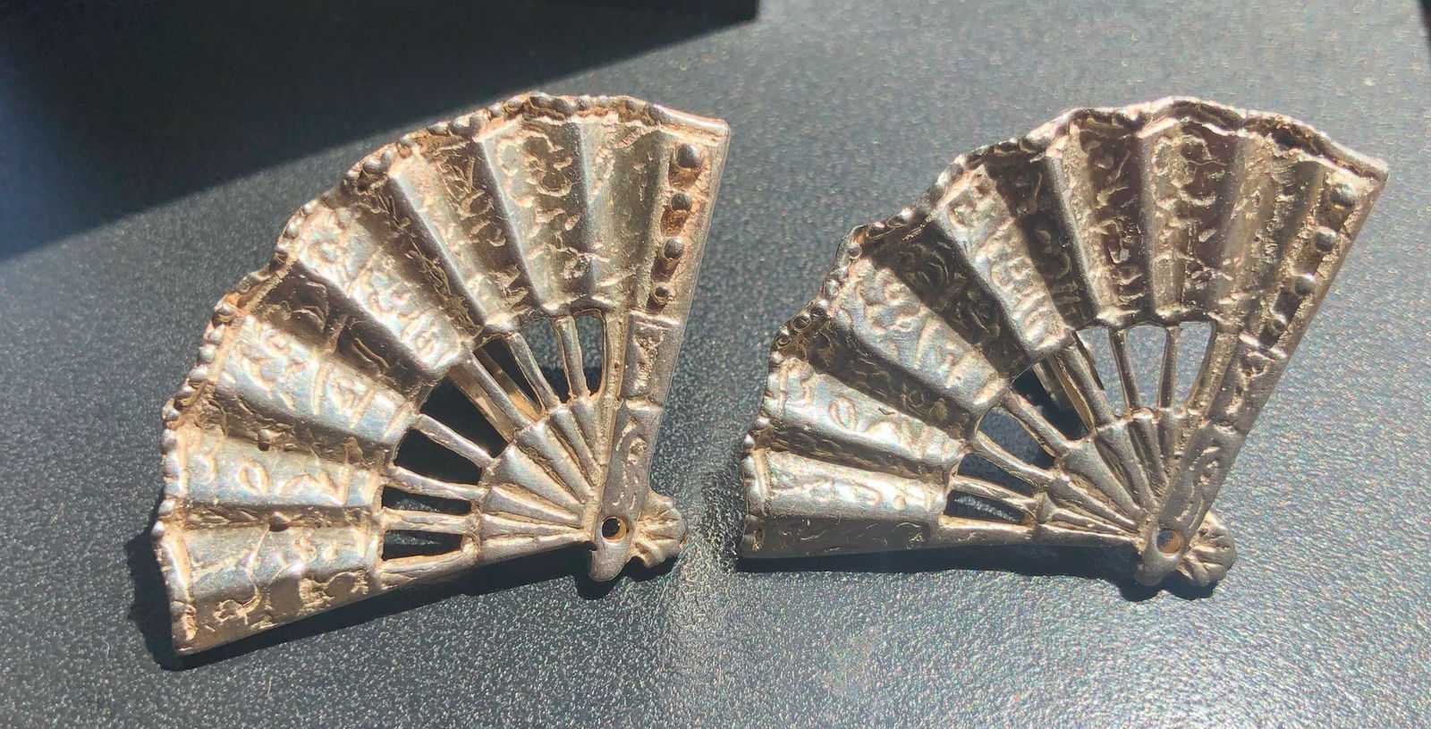 Pair of Silver Earrings: Pair of Silver Earrings