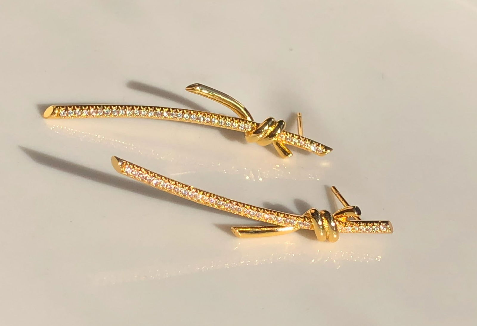 Pair of Gold Plated Earrings (1 of 3)