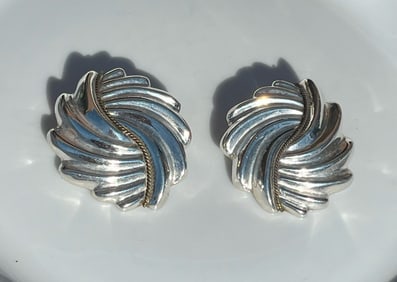 Pairof Silver Earrings