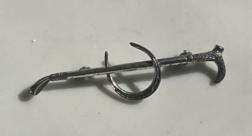 Vintage Silver Brooch Pin