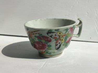 Antique 18th C Celadon Cup