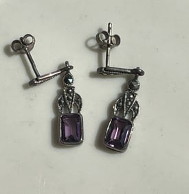 Pairof Silver Earrings