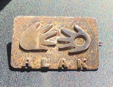 Vintage Silver Brooch Pin