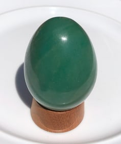 Natural Stone Egg display