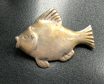 Vintage Silver Brooch Pin