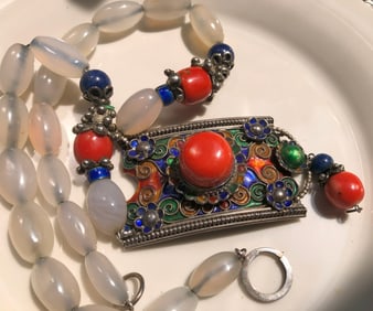 Vintage Coral Necklace