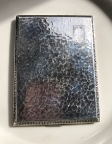 Sterling Cigarette Case Marked Sterling