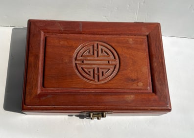 Vintage Huanghuali Jewelry Box