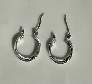 Pair of Silver Earrings