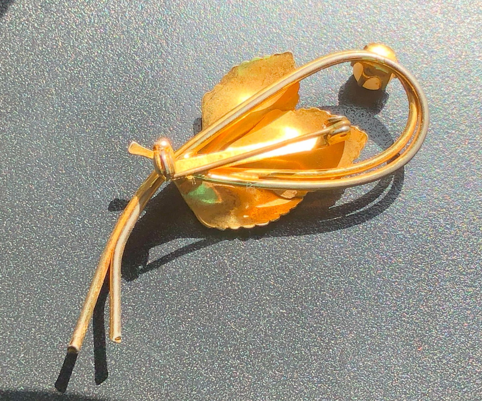 Vintage Gold Filled Brooch Pin - 2