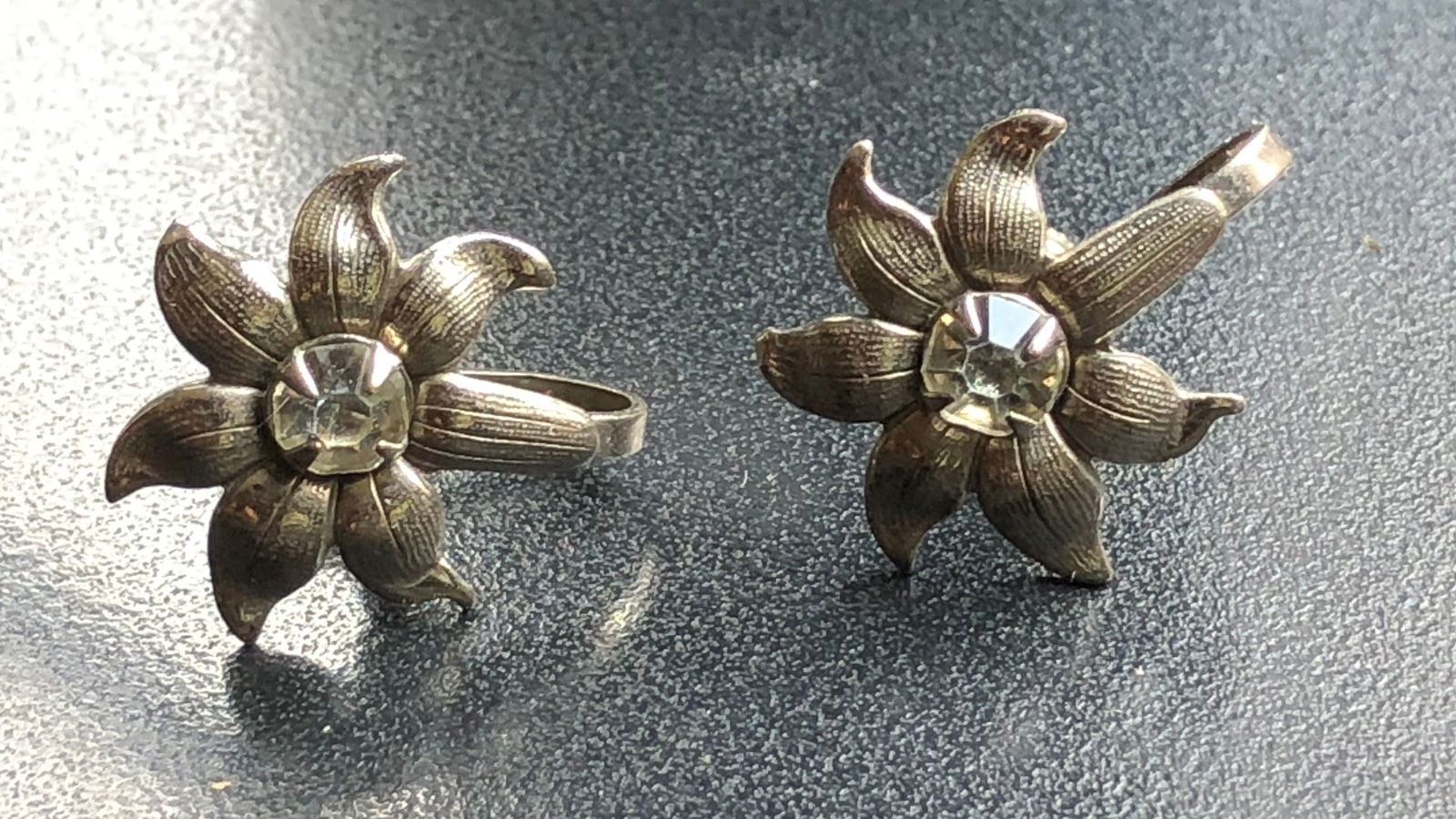 Pair of Silver Earrings: Pair of Silver Earrings