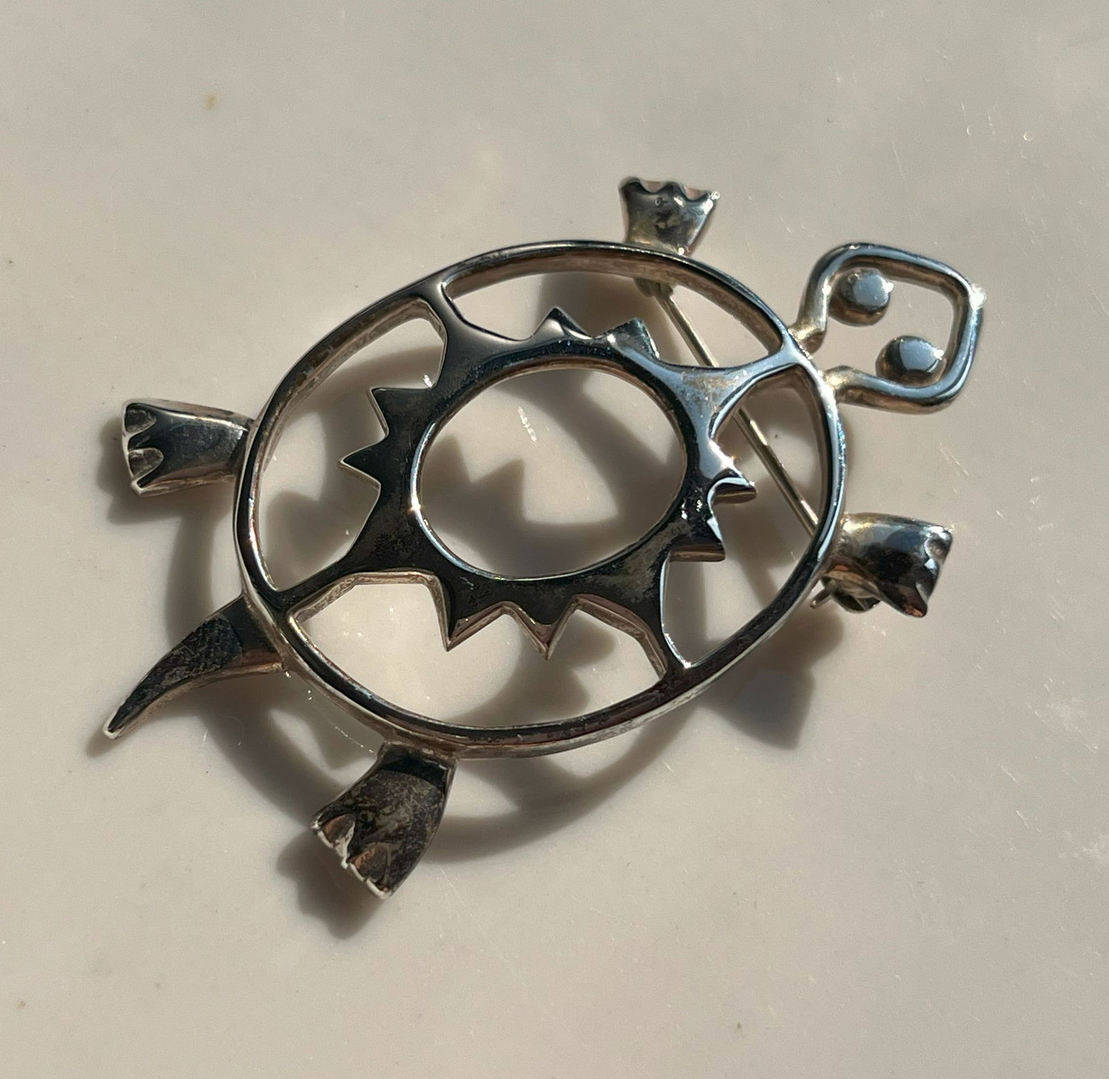 Vintage Silver Brooch Pin (1 of 3)
