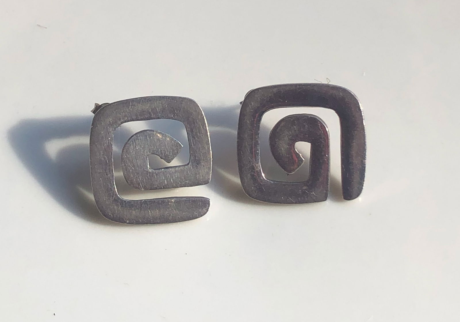 Pair of Silver Earrings (1 of 3)