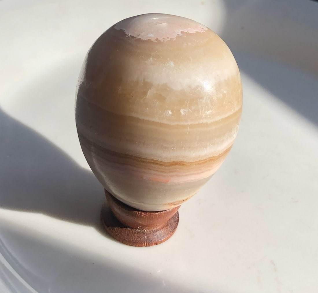 Stone Egg Display: Stone Egg Display, Size: 2.5"