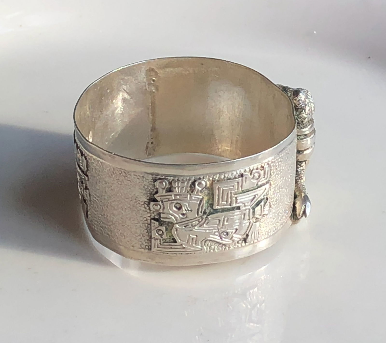Vintage Silver Napkin Ring (1 of 4)