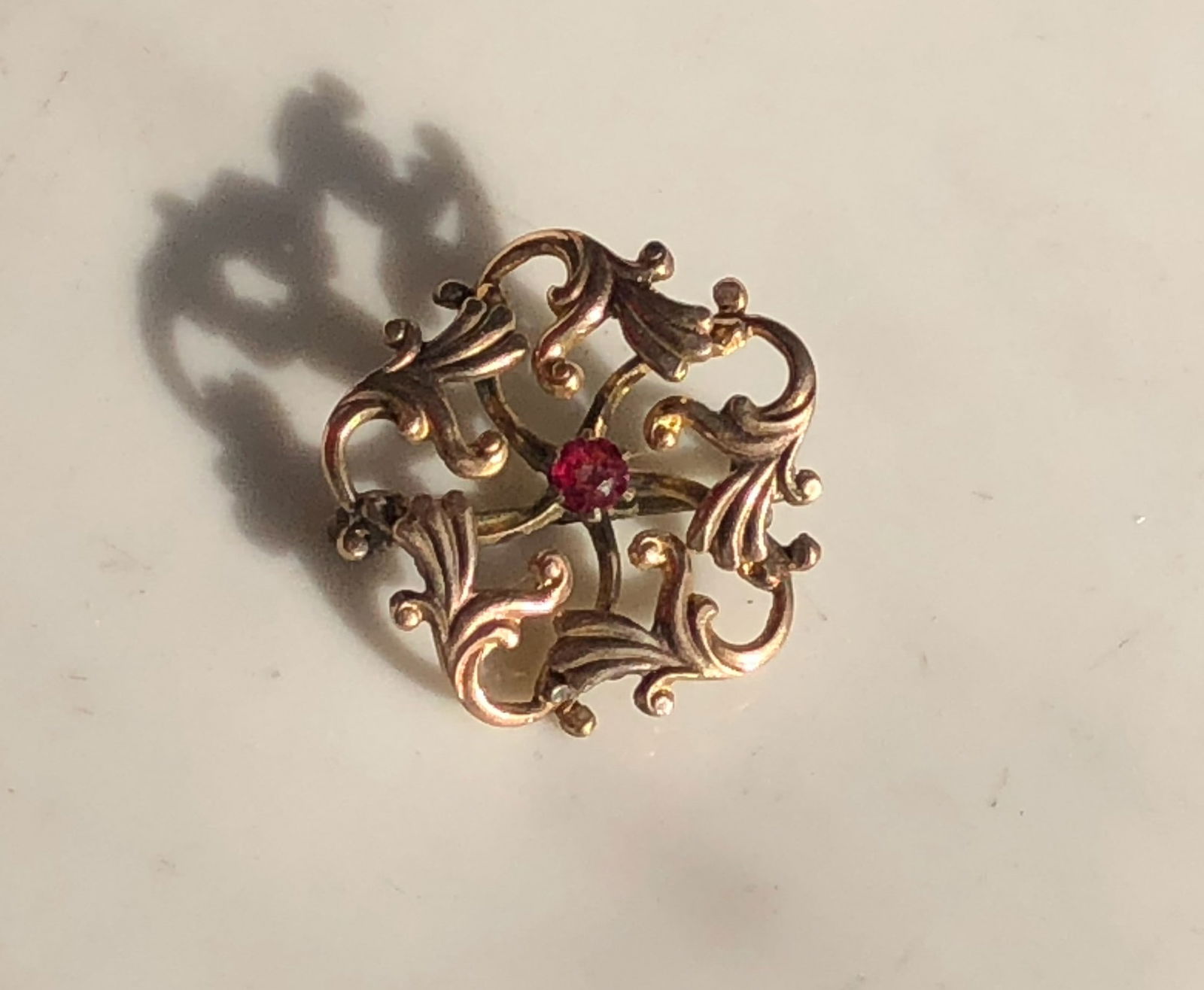 Antique gold Filled Brooch Pin (1 of 3)