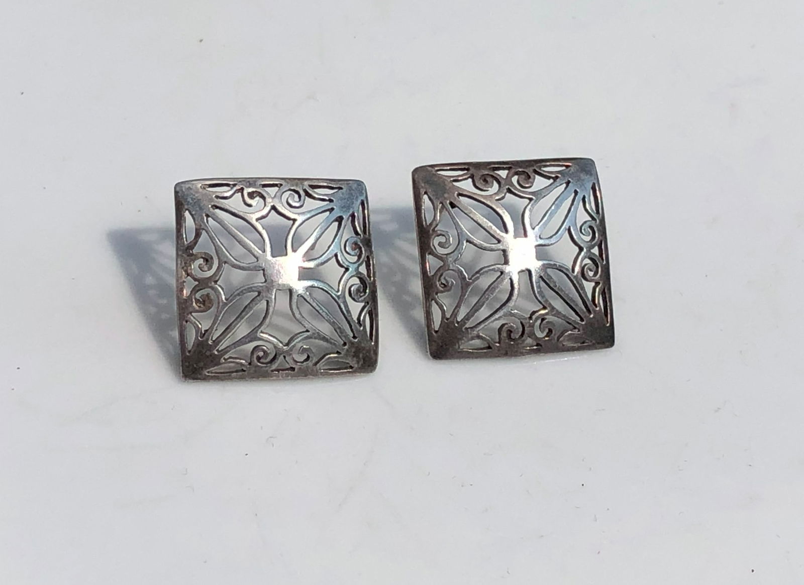 Pair of Silver Earrings (1 of 3)