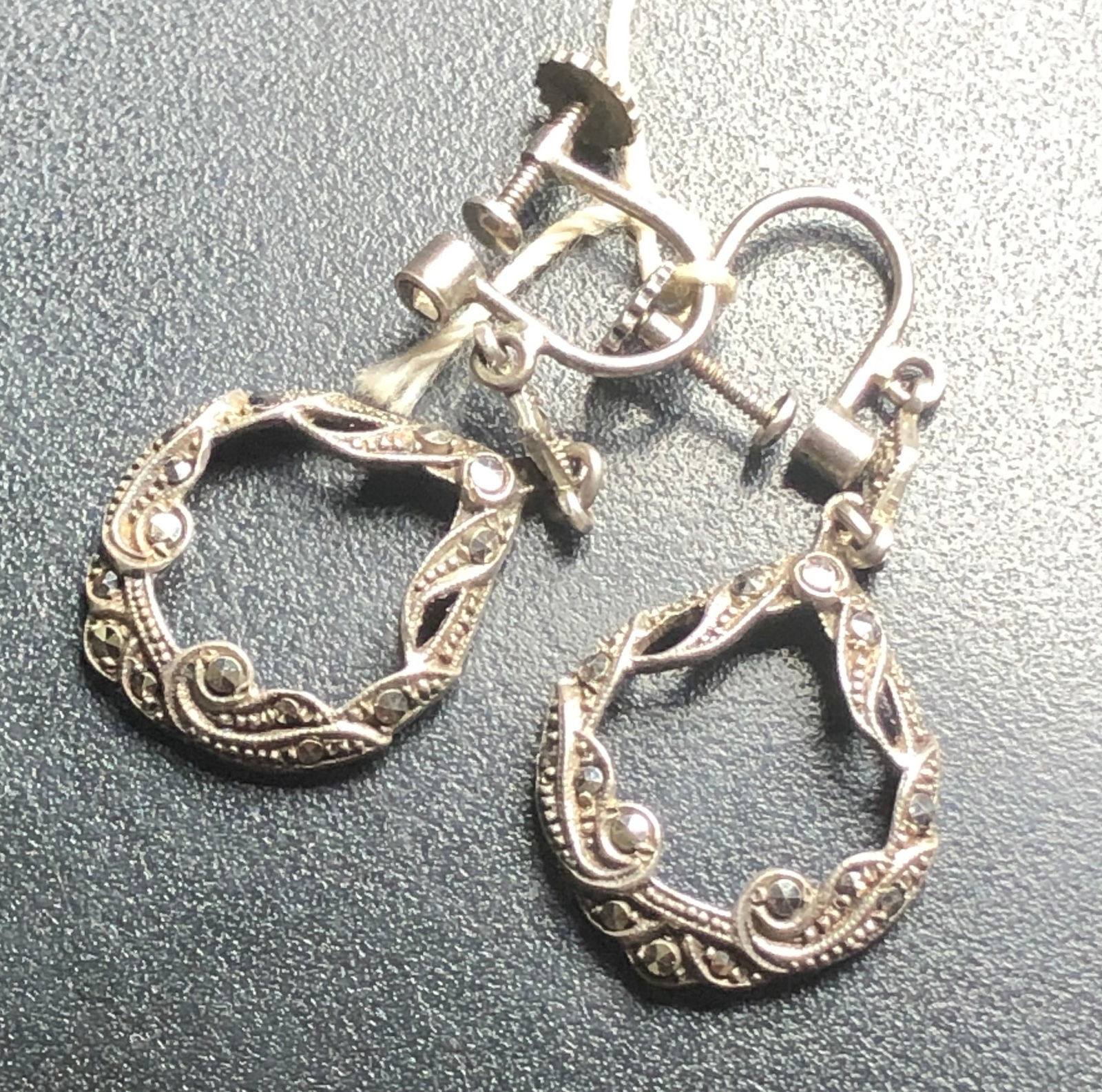 Pair of Silver Earrings (1 of 2)