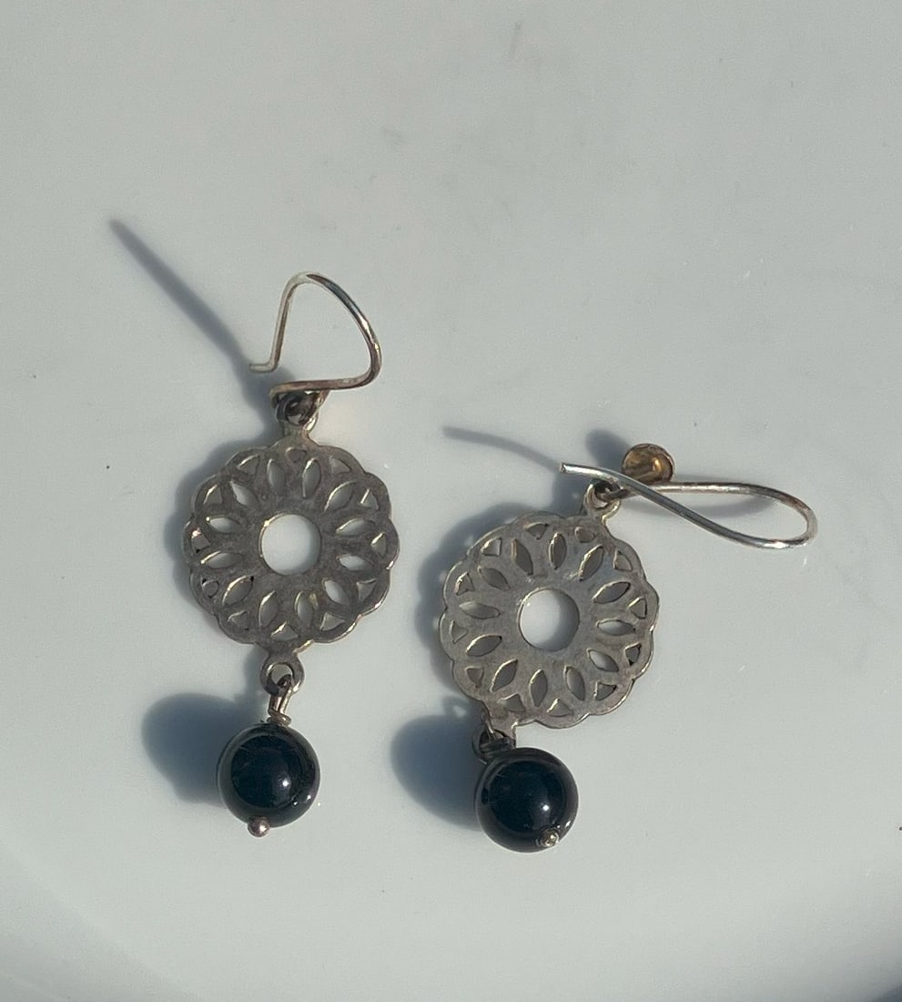 Pair of Silver Earrings (1 of 1)