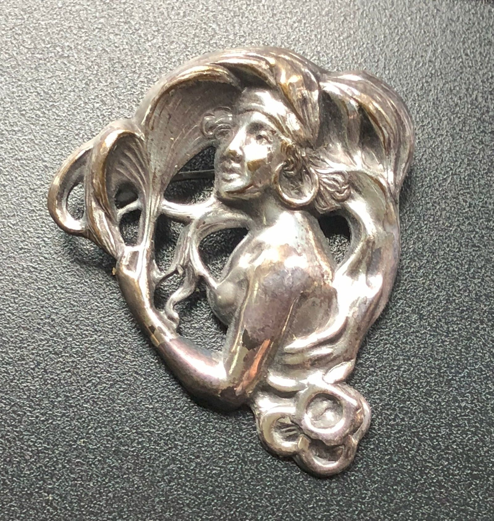 Vvintage silverr Brooch Pin (1 of 3)