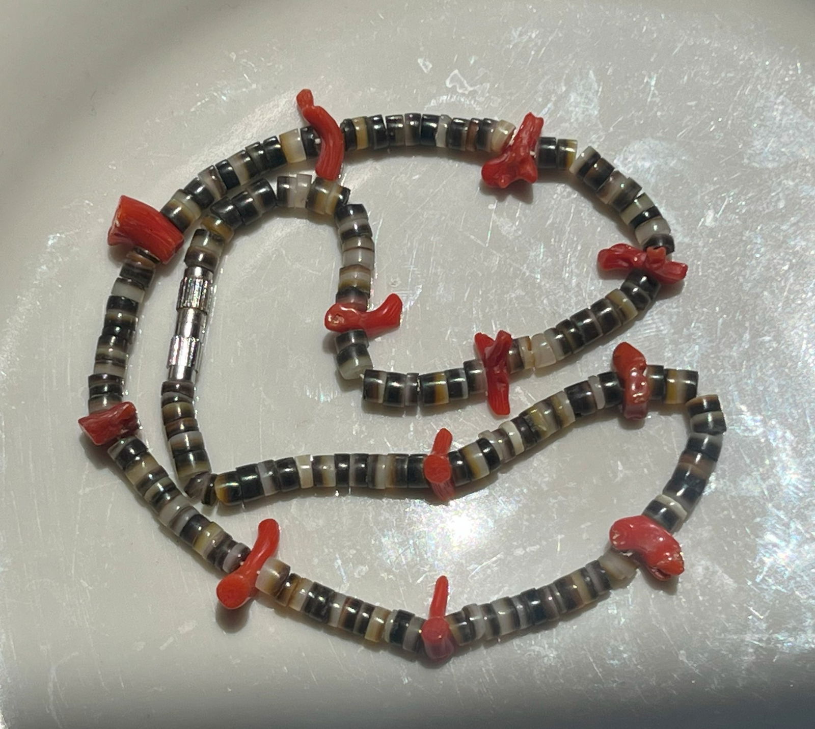 Antique Coral Necklace (1 of 1)
