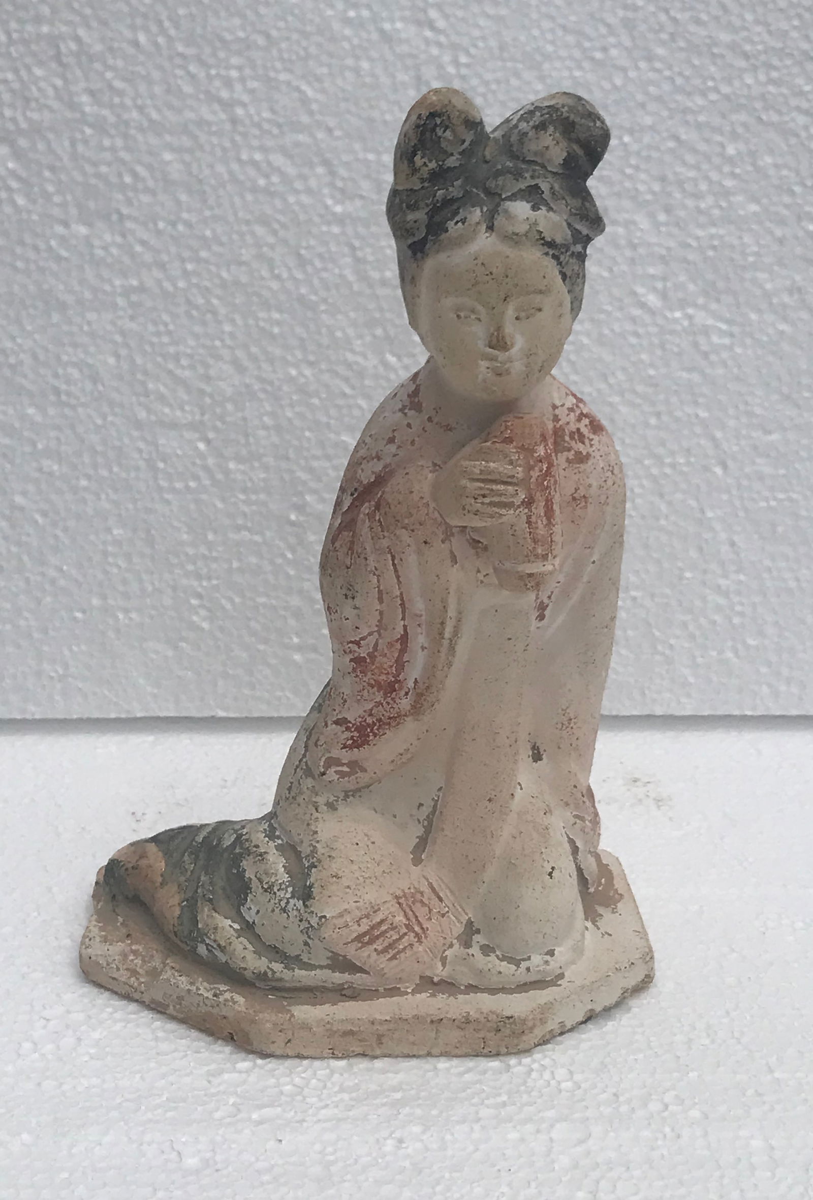 Chinese Pottery Figures, H Of Tallest: 8 1/4 In. (21 Cm.) (1 of 6)