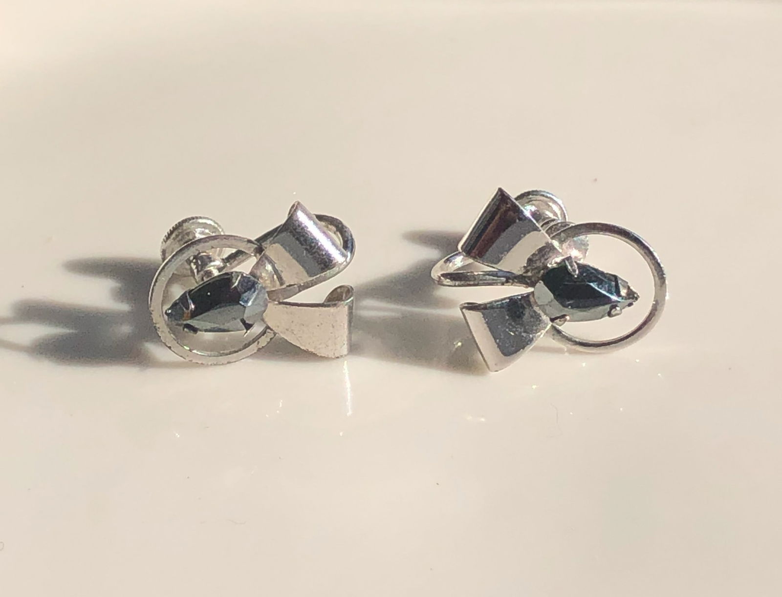 Pair of Silver Earrings (1 of 3)