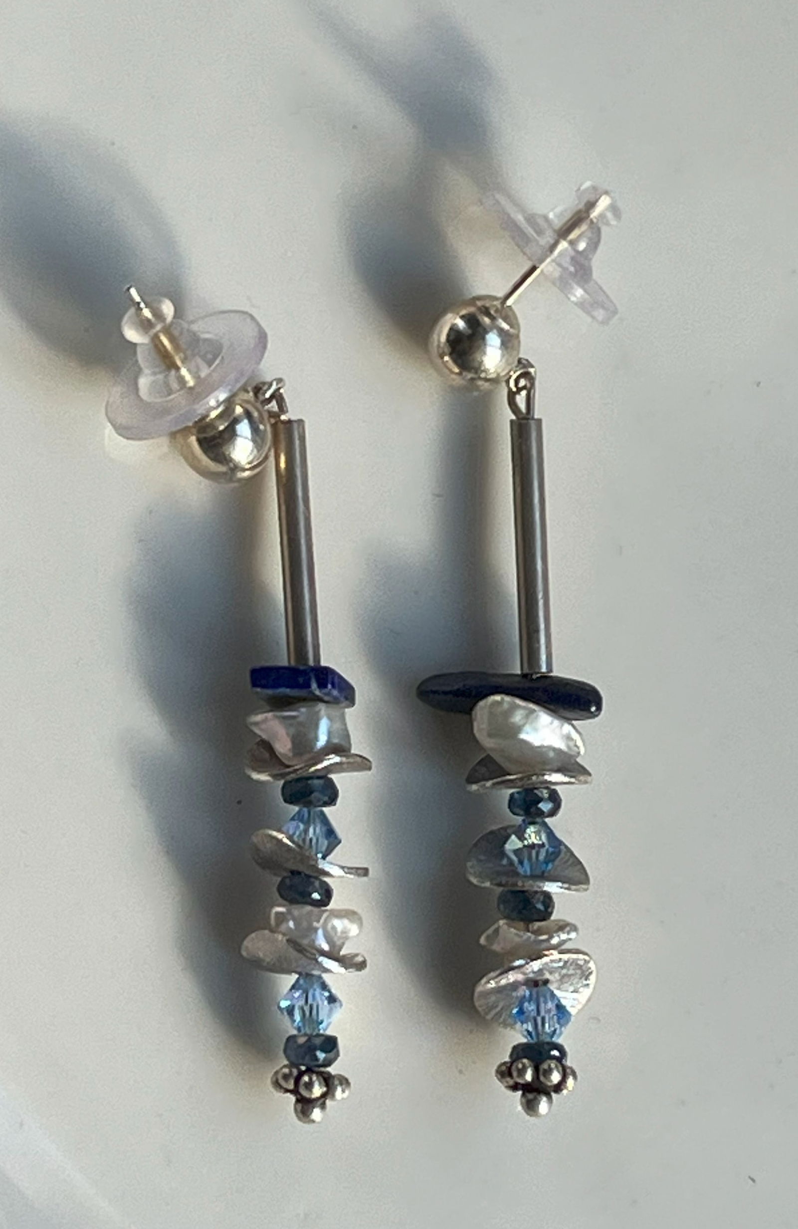 Pair of Silver Earrings (1 of 3)