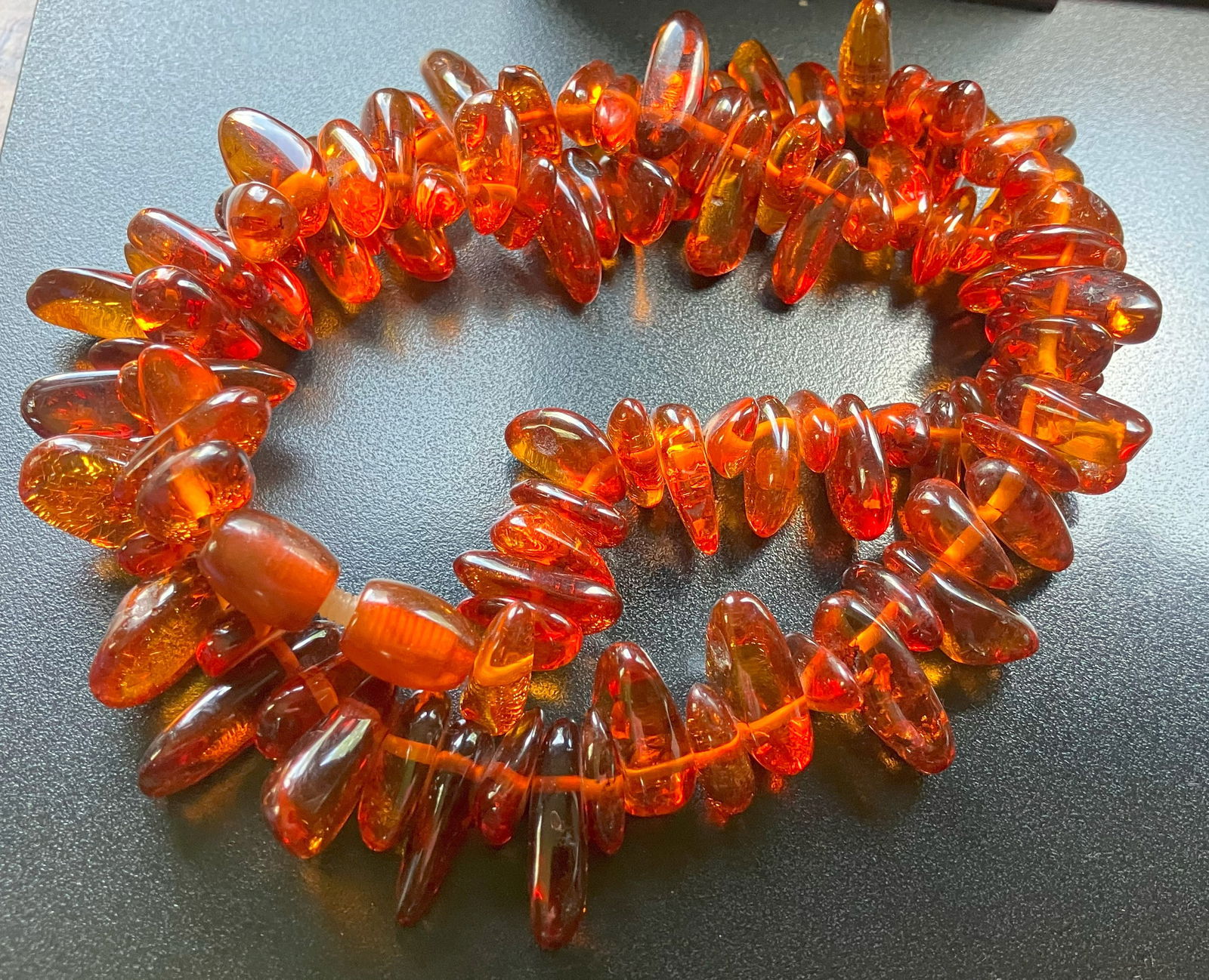 Vintage Amber Necklace: Vintage Amber Necklace
