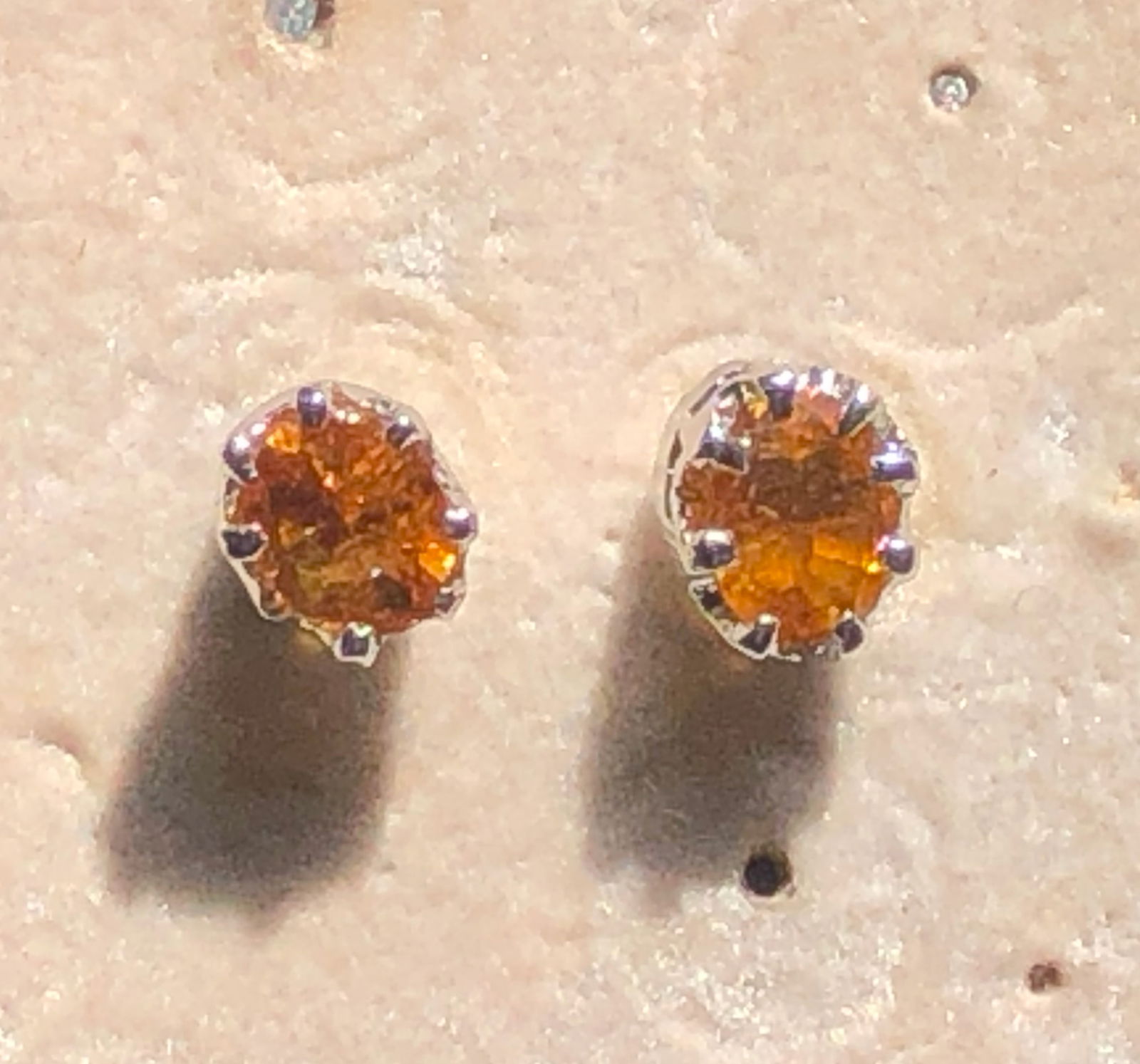 Pair of Silver Earrings: Pair of Silver Earrings