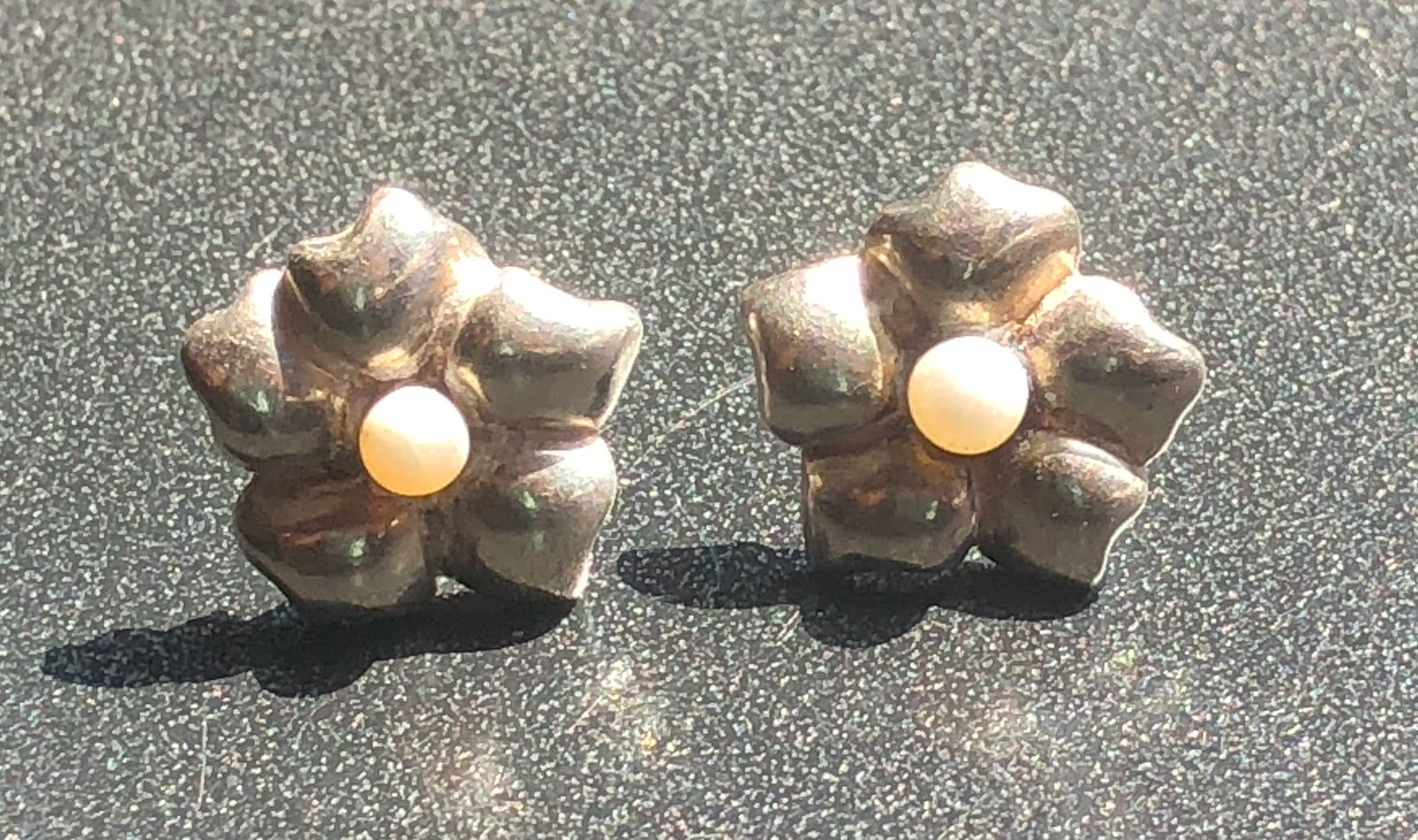 Pair of Silver Earrings: Pair of Silver Earrings