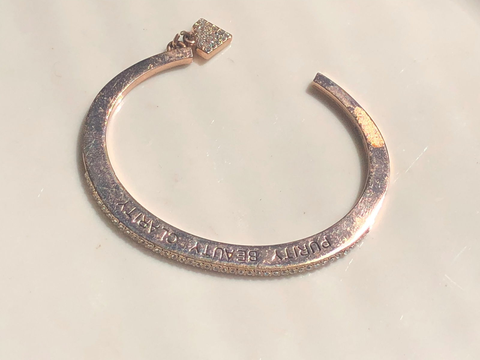 Purity Beauty Clarity Bracelet: Purity Beauty Clarity Bracelet