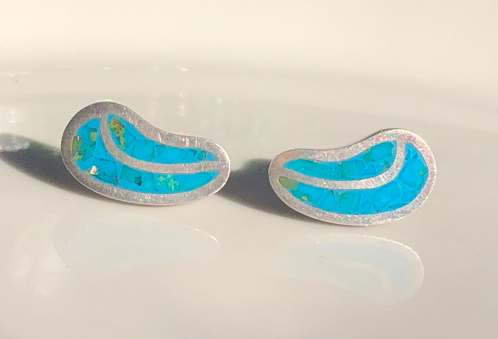 Pair of Silver Earrings: Pair of Silver Earrings